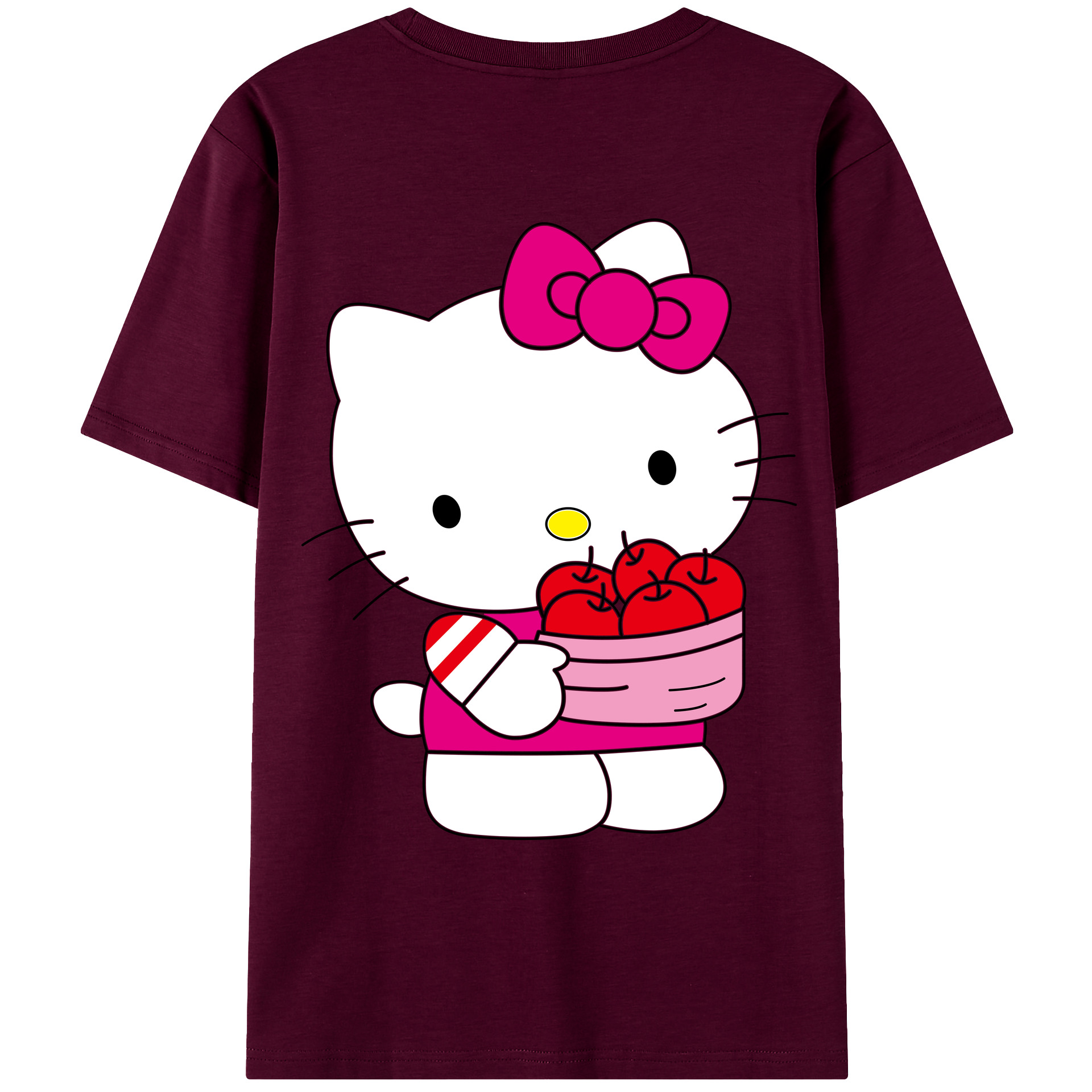 （画像用） Hello Kitty ハローキティ レディース半袖Tシャツ(バックプリント)